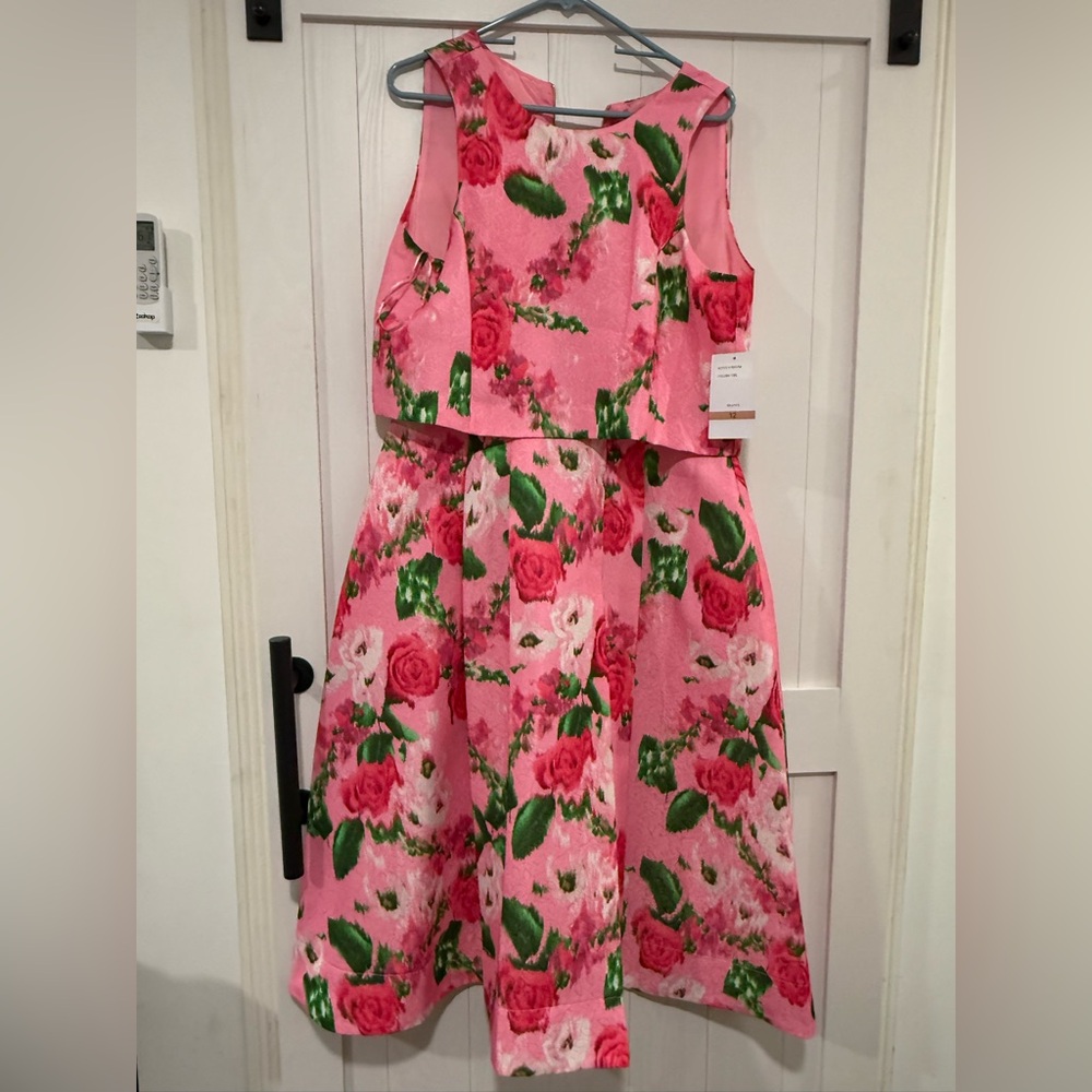 Floral Pink Kids Dress